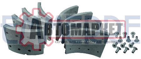Накладки тормозные 1-рем 19574 18.5-12.0 (300x200)(93251 8x15 64)\BPW.Ca