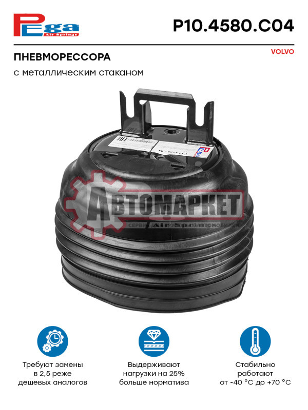 Пневморессора VOLVO