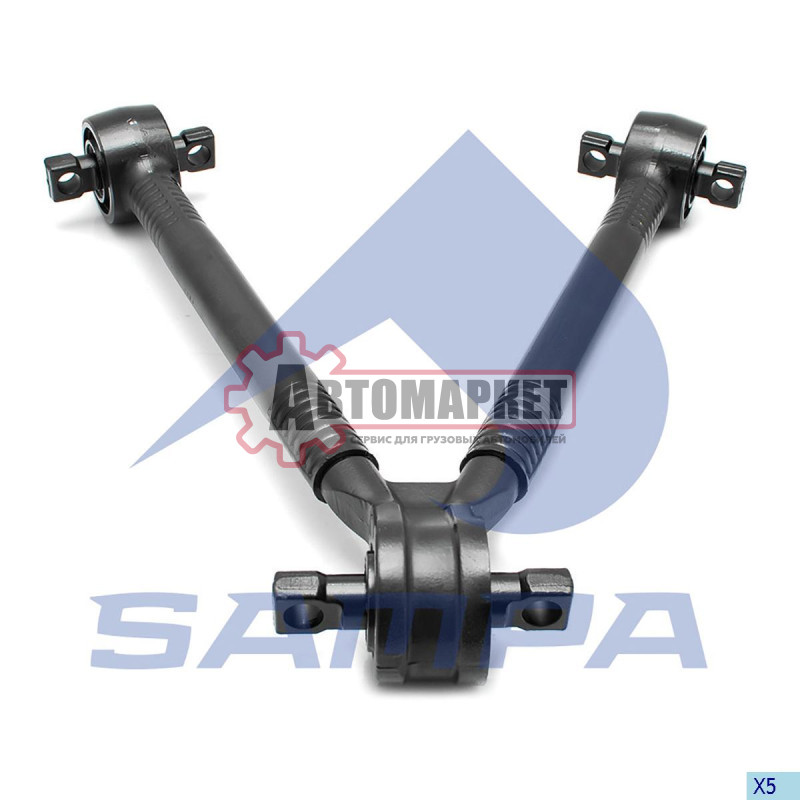 Тяга реактивная V-обр L622 dотв.25/23x23\MB Actros,Axor,Atego