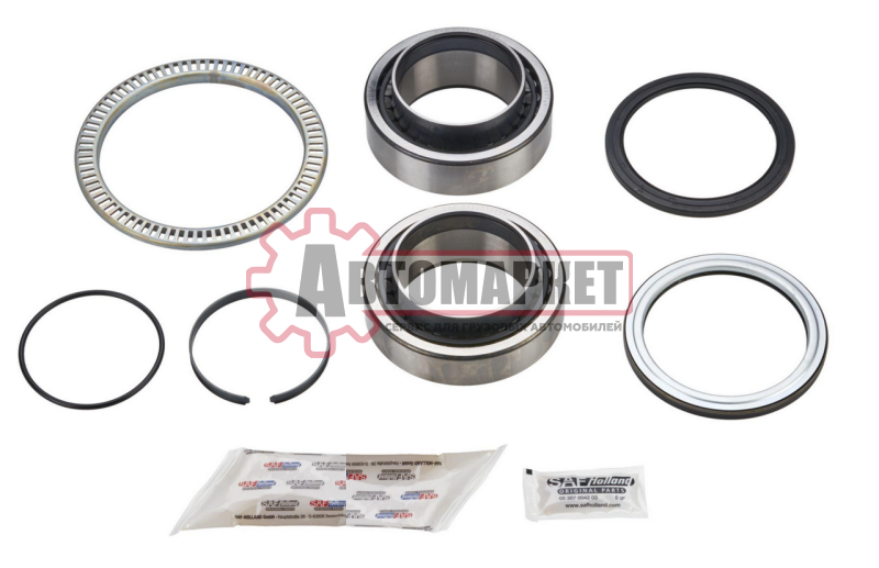 Ремкомплект ступицы [подшипник, сальники, уплотнения] SAF