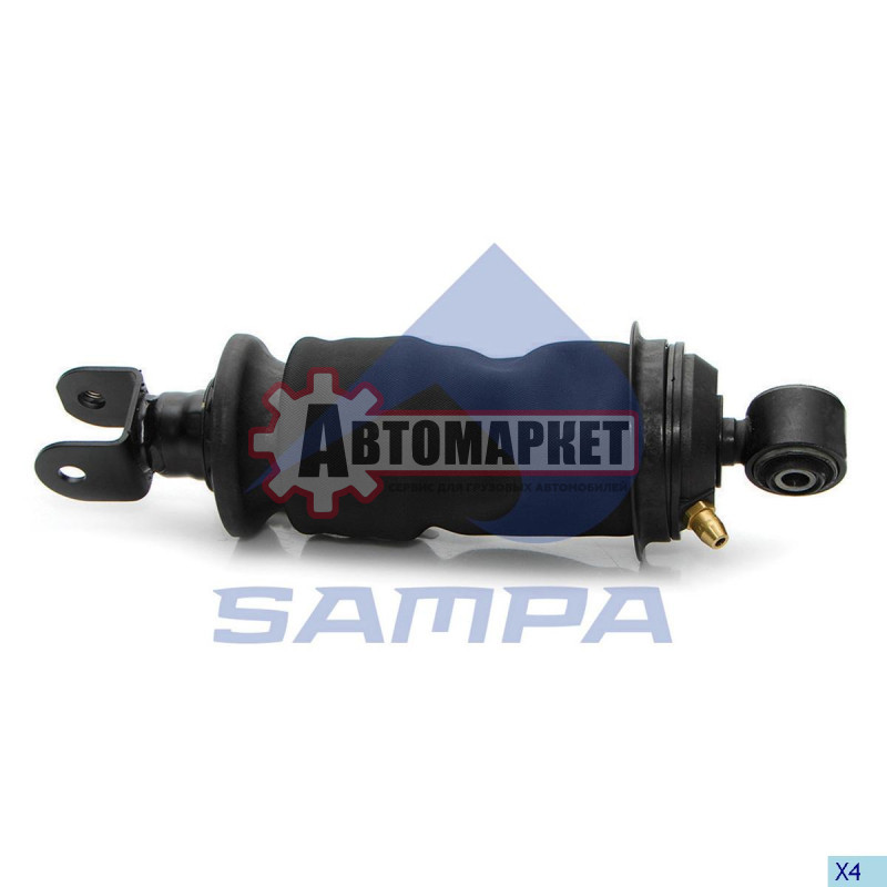 Амортизатор кабины перед (пневмо) П/O\ Scania R400 Seires