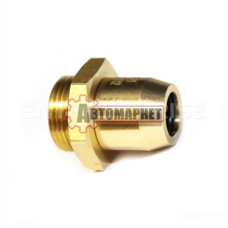 Штуцер М22/Т12 прямой латунь разборный