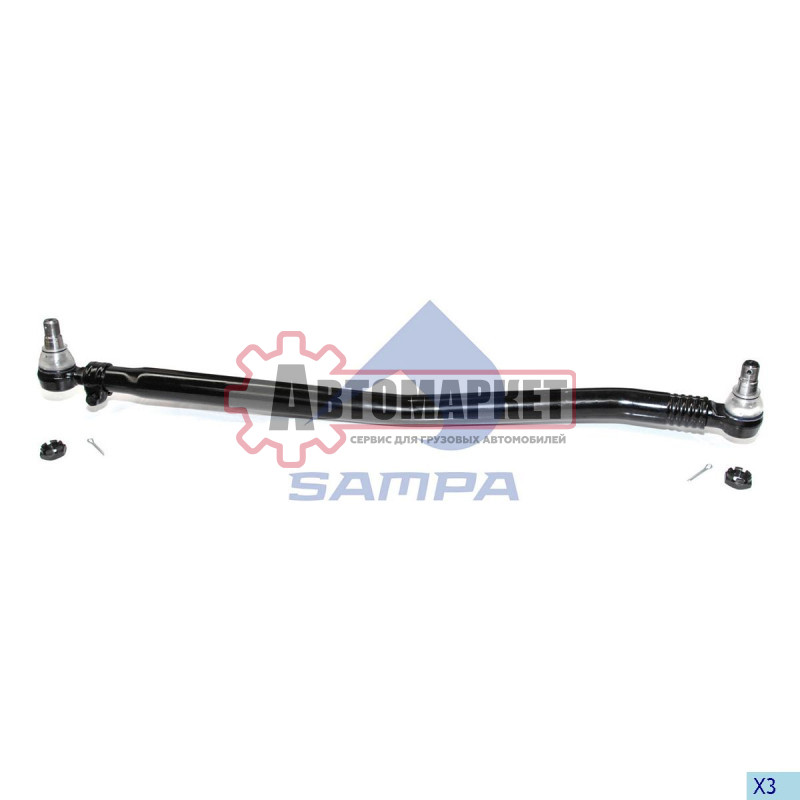 Тяга рулевая прод L=1059/ d=52 изг-2 \Scania 94/124/144