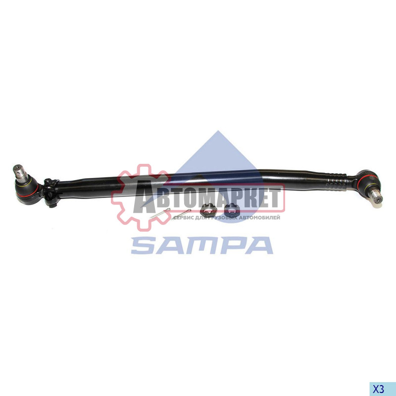 Тяга рулевая продольная L=865 DAF 65/75/85CF/CF65/75/85