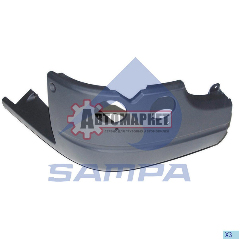 Угол бампера правый Scania