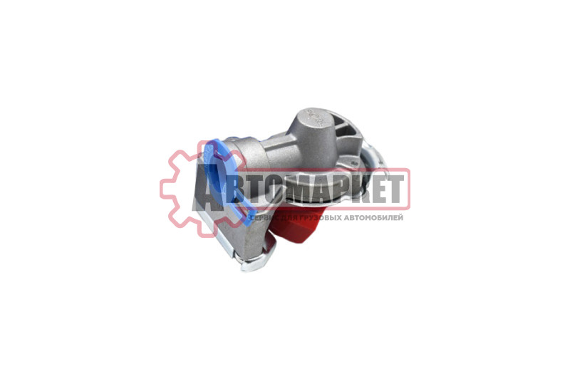 Соединительная головка с клапаном красная M22*1.5