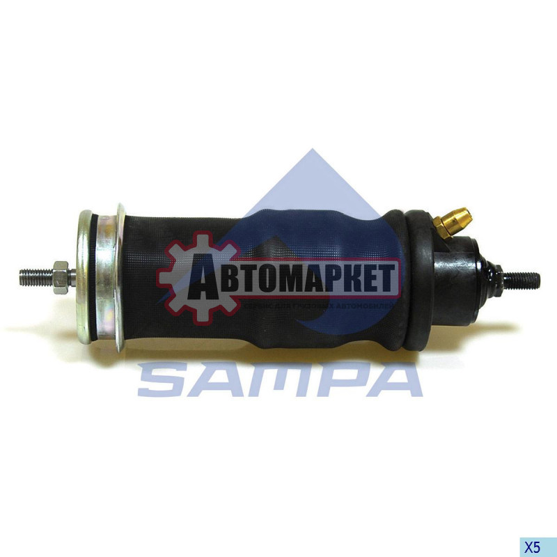 Амортизатор кабины (пневмо) Подушка 1381919 (1476415) + Амортизатор 1381904 (1435859)