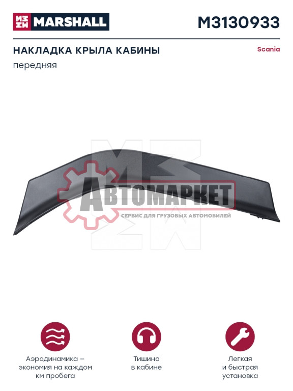 Уплотнение крыла \Scania