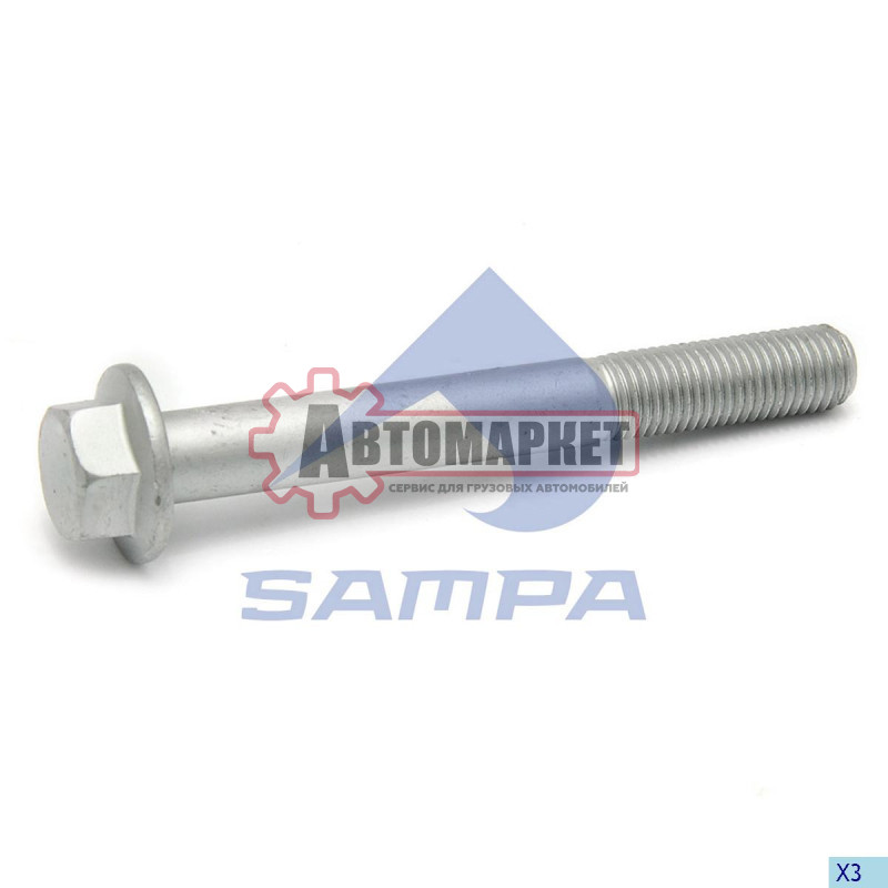 Болт M12*100*1,5 подвески кабины MAN TGA