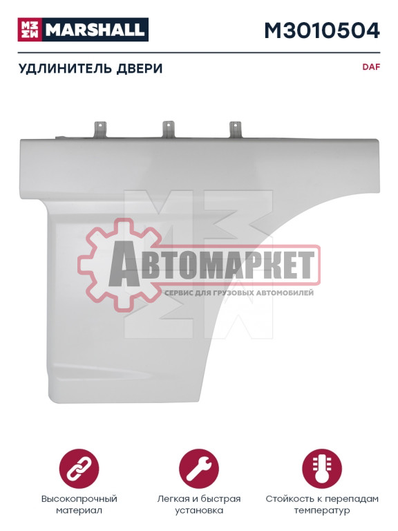 Облицовка двери нижняя левая DAF 95 XF