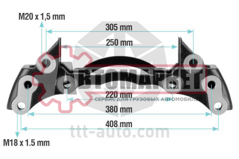Скоба суппорта Meritor Elsa 1