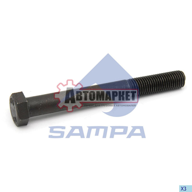 Болт амортизатора M16 140 DIN 931 8.8