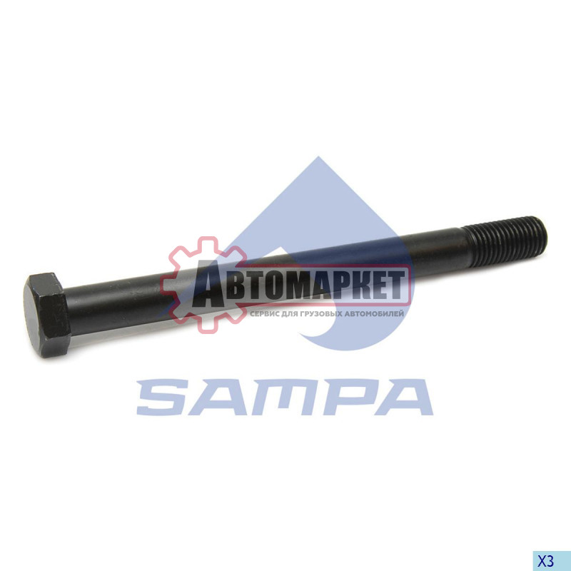 Болт амортизатора M24x3x280/73 DIN931 8.8\