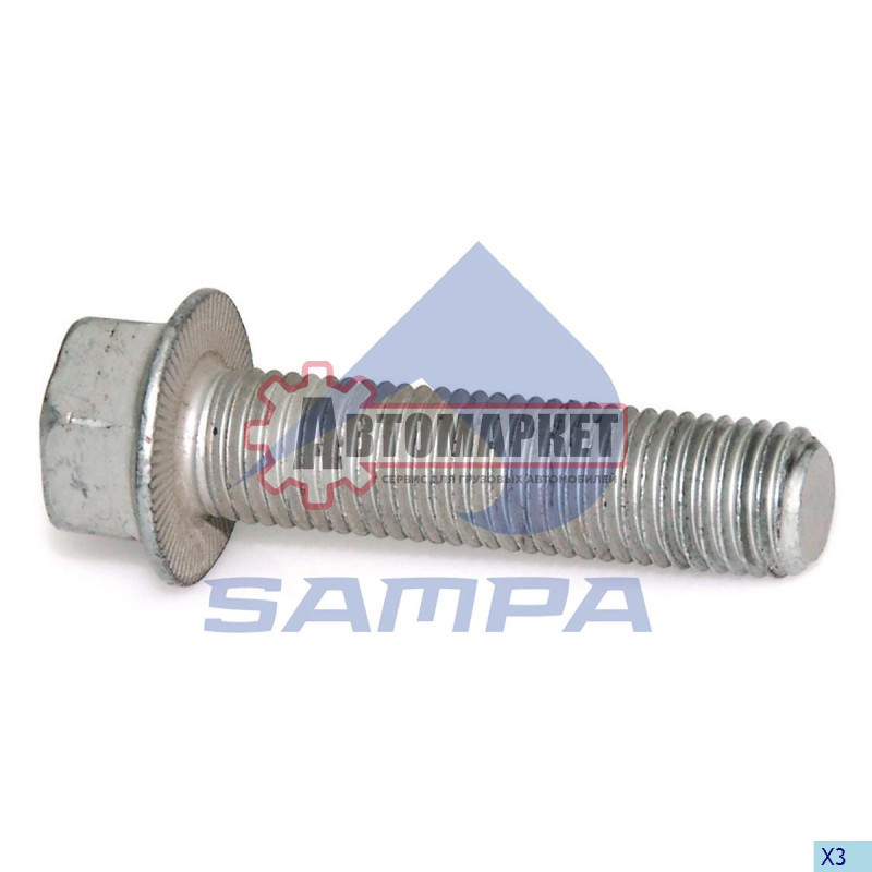 Болт полуресс. пневмоподушки M16x2x70 \BPW