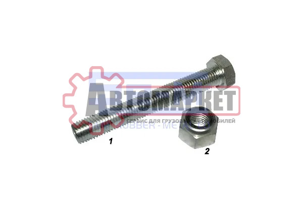 Болт рессоры с гайкой M30*200 SAF