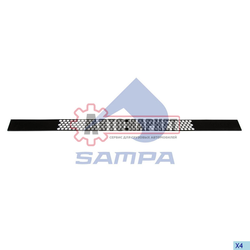 Сетка перед. решетки центральная Scania