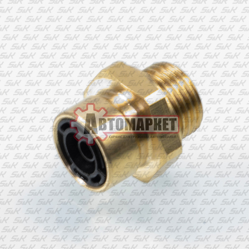 Фитинг прямой [D8x1-M16 (лп) SW22 L26 R New Line] MB/DAF