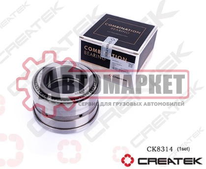 Блок подшипников в сборе КПП JS220 71,5х115/121х75 буртик 8 мм,