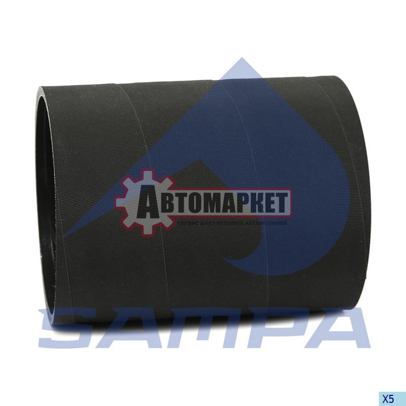 Патрубок интеркулера 130*100*5.5 MAN F90