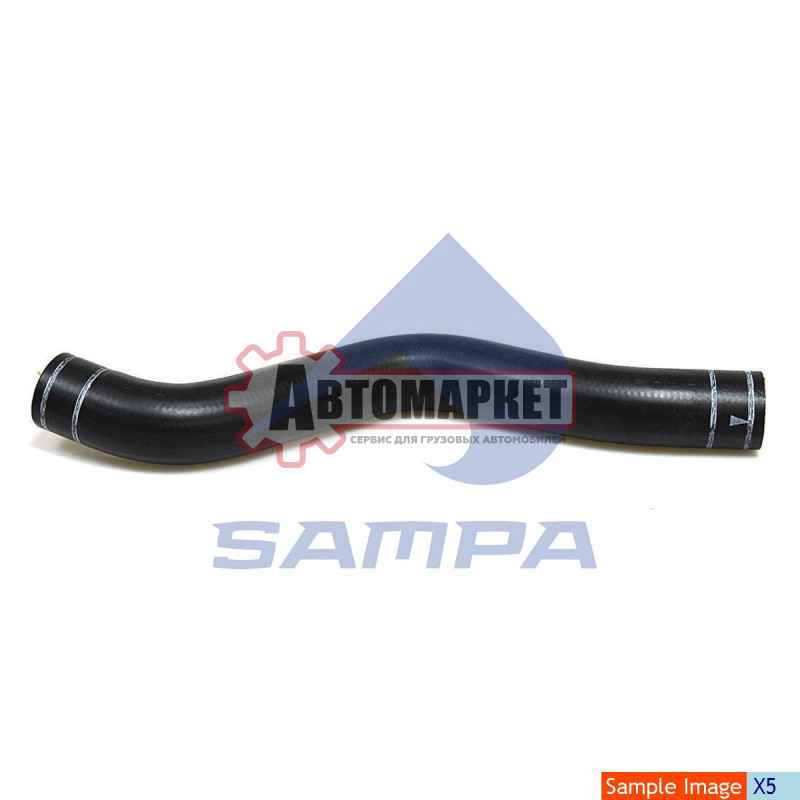 Патрубок радиатора 27x37x339 Actros/Axor