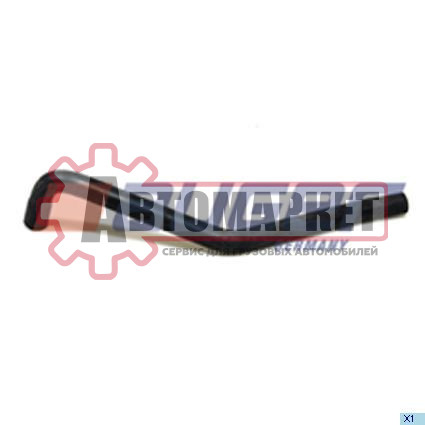 Патрубок радиатора o17.5xo27x455