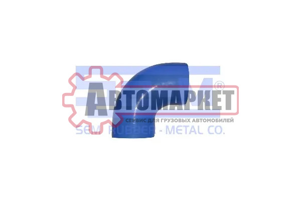 Патрубок ретардера (р) d60 L=85х85. изгиб 90° силикон синий \MAN F90-F2000/MAZ-M