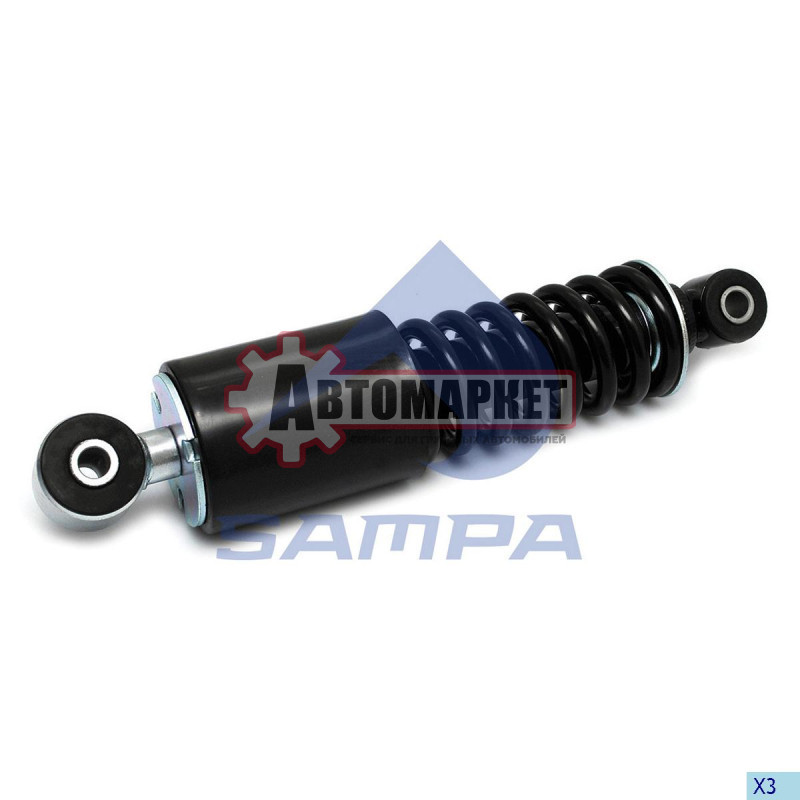 Амортизатор кабины передн. с пружиной камаз 5490 277-349 O/O 14x50