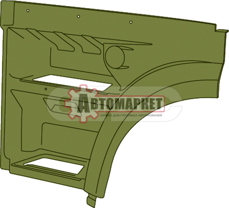 Корпус подножки XF105 пластик SMC лев DAF о.н.1656923 (SP4004.0051)