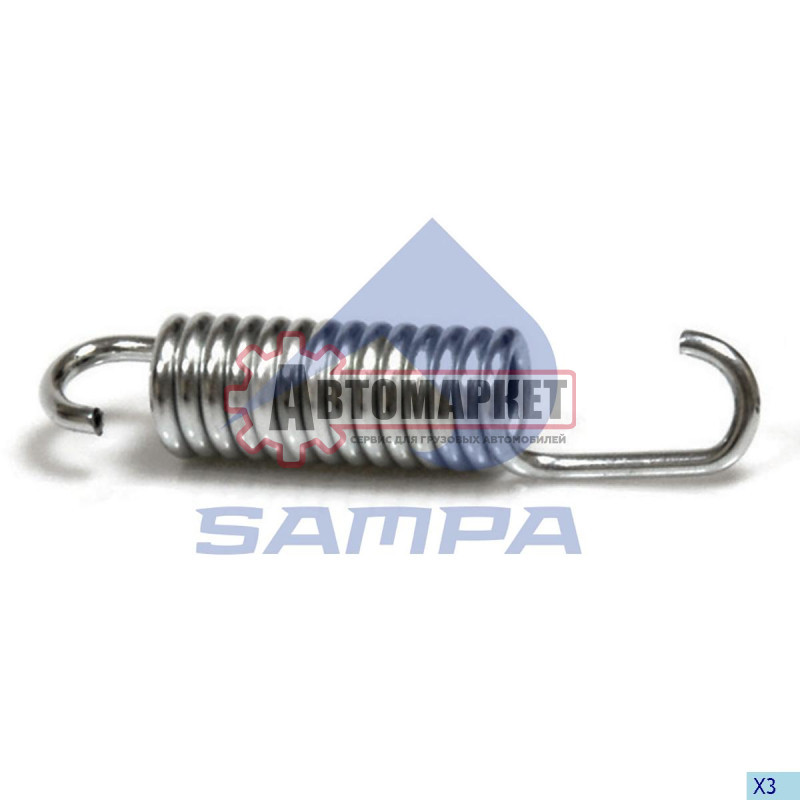 Возвратная пружина 108x22x4 2x BPW KH/KR SN3616