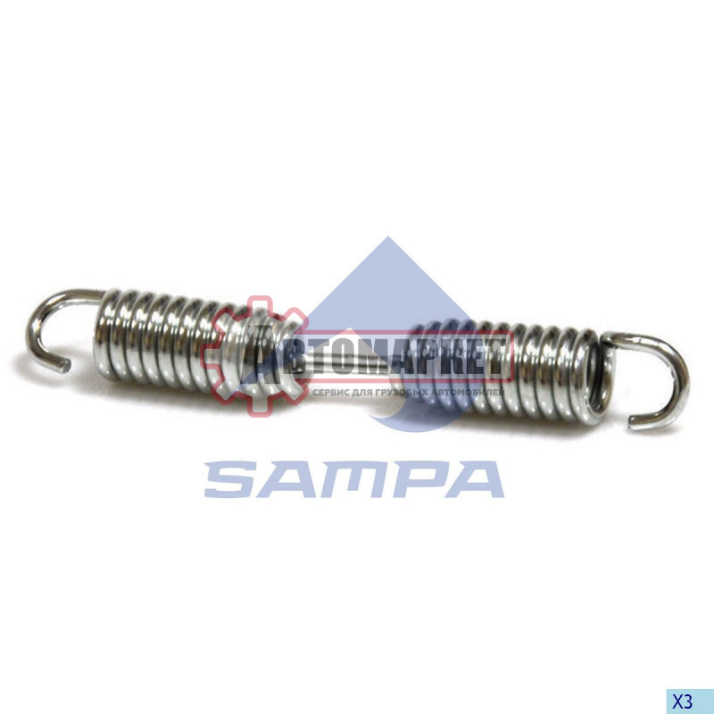 Возвратная пружина 156x22x4.0 BPW