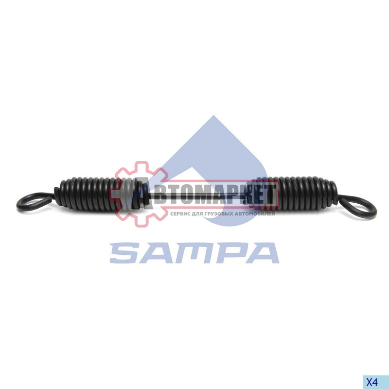 Возвратная пружина 265x24x4.0zn \BPW/Scania