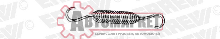 Возвратная пружина трещетки BPW.SAF