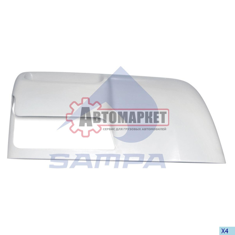 Воздухозаборник левый дефлектор\ Scania P.114/124/144