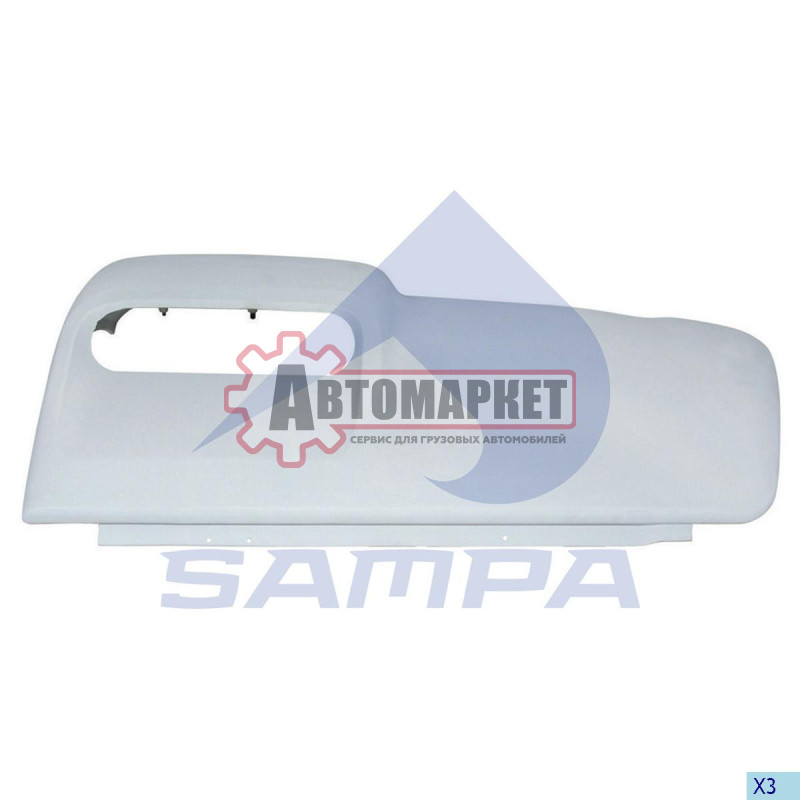 Воздухозаборник правый дефлектор\ Scania R.114/124/144