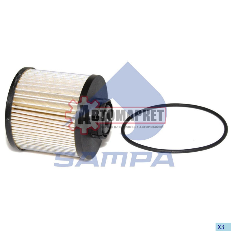 Фильтрующий элемент топлива бумажный \MB811.712/715/812/815/1215 Atego OM904LA
