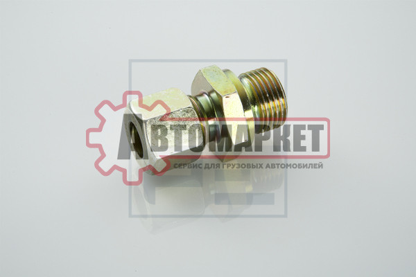 Фитинг резьб.прямой D12-M16 (м) L37 под ключ SW22-22 вставн\